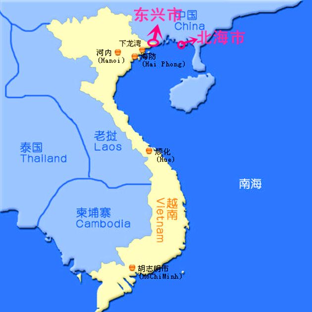 胡志明市地理位置图片
